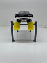 4 Post Lift for Display or Diorama in 1/24th, 1/25th Scale for model car display