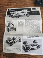 Hawk 1909 Hupmobile Highway Classics 1/24 Plastic Model Kit 635-50 Vintage 1964