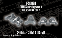 1/35 QuickTracks T-35026 Tracks for Pz.Kpfw. I A & I B ; Kgs 67-280-90 Type 2