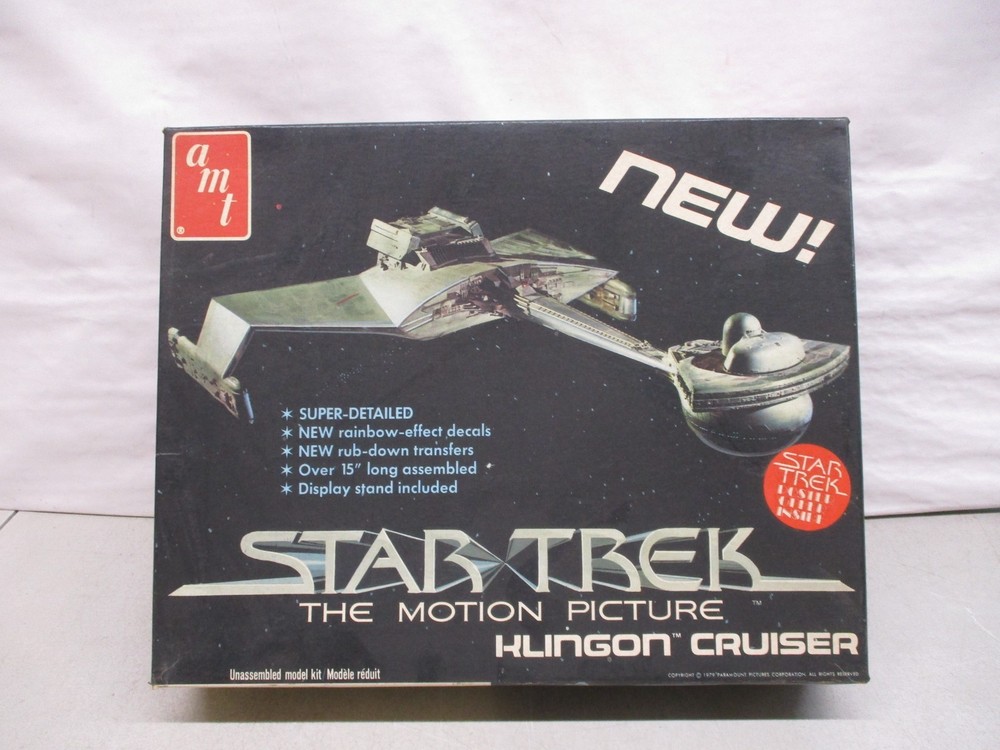 1979 AMT Star Trek the Motion Picture Klingon Cruiser