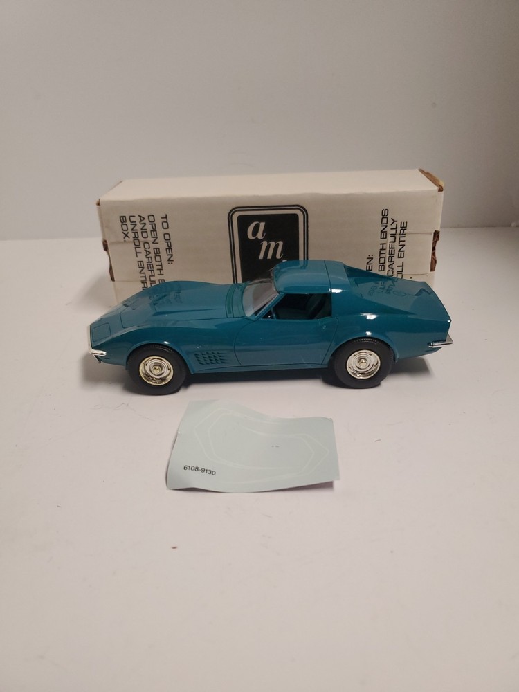 1970 Chevy Corvette LT-1 Mulsanne Blue dealer promo 1/25 AMT Ertl