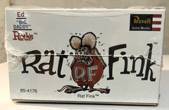 Revell Rat Fink Ed Big Daddy Roth Model Kit W/Patch Open Box Sealed Bag