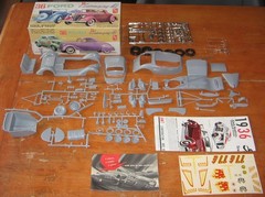 AMT 1936 Ford Customizing Kit #149 Unbuilt in Box 60s Issue Grey Plastic Orig 36