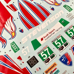 S.K. Decals SK24119 1:24 Audi R8 LMS GT3 IMSA Daytona 24H 2017 #57 Stevenson MS
