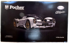 Pocher Pagani Utopia Coupe – Bianco Perla 1/8 Die-Cast Model Kit HK123