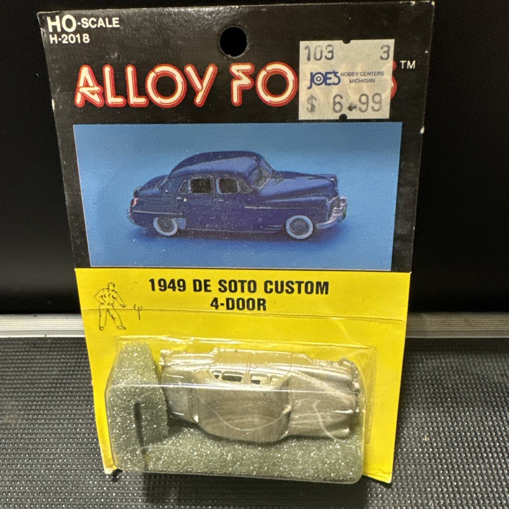 Alloy Forms / SS Ltd. HO #2018 De Soto, 1949 Custom 4-Door, Unpainted Kit