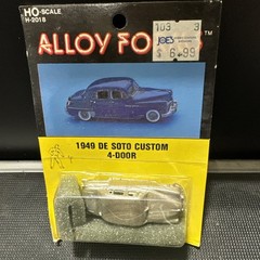 Alloy Forms / SS Ltd. HO #2018 De Soto, 1949 Custom 4-Door, Unpainted Kit