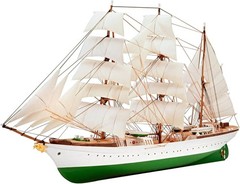 Gorch Fock Plastic Model Kit – 1:350 Scale, 75 Pieces for Crafting Delights