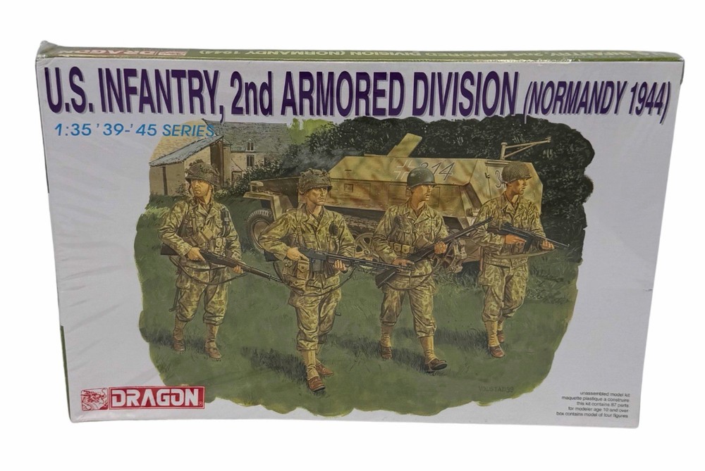DRAGON 6120 1/35 ’39-’45 Series U.S.Infantry,2nd Armored Division(Normandy 1944)