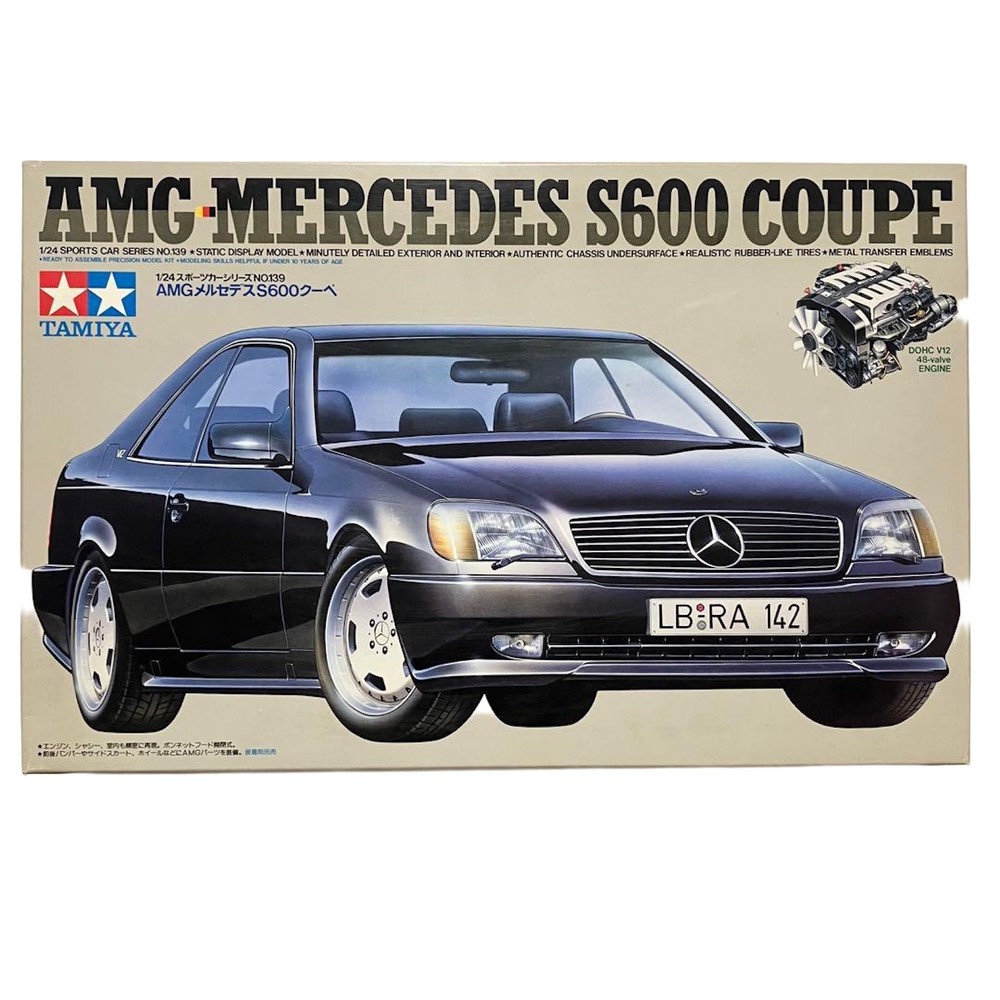 Tamiya 1/24 AMG-Mercedes 600 SEL Sports Car Series No.128 Unassembled Model Kit