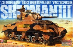 ASU35017 1:35 Asuka British Army Sherman III Direct Vision Type with Early VVSS