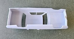ABS-LIKE RESIN 3D PRINTED 1/25 1972 PLYMOUTH FURY 4-DOOR SEDAN BODY