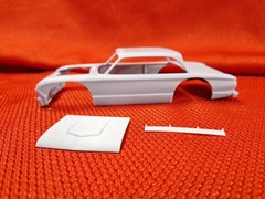 ABS Like Resin 3D Printed 1962 Ford Falcon Dirt Car Body