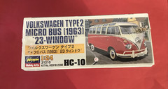 Hasegawa HC-10, Historic Car Series, Volkswagen Type2 Micro Bus, FACTORY SEALED