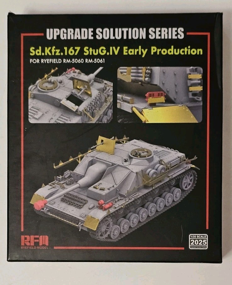 Rye Field #2025 Sd.Kfz.167 StuG.IV Early Production – 1:35 Scale Upgrade Set
