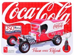 SKILL 2 MODEL KIT FORD MODEL T COCA COLA W/COLLECTOR TIN 1/25 SCALE AMT AMT1523
