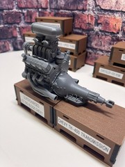 3D Printed CHEVY BLOWN BIG BLOCK with TH-400 Trans 1/24th – 1/10th MADE IN USA