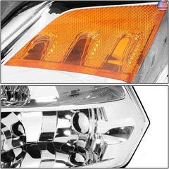DNA MOTORING Right Headlight Lamp Compatible With 09-10 Dodge Ram 1500/11-18