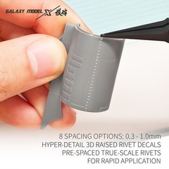 Galaxy G48112-116 1/48 HYPER-DETAIL 3D RAISED RIVET DECALS