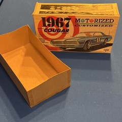 IMC 1967 Mercury Cougar Motorized Model Kit Vintage Unassembled Car