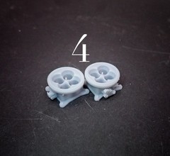 1:12 Holley Carbs and Throttle bodys 3d printed different options