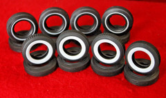 TIRES( 8 ) BEAUTIFUL F/STONE SUPREME( CLASSIC WIDE &PIN WHITE/WALLS ) 1/25 SCALE