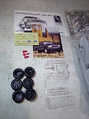 A4E AMT Ertl #6032 1:25 Chevrolet C1500 454SS Pickup Truck Model Kit Complete