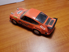 Vintage 1977 Monogram 1:24 Model Kit #2107 Porsche 911 Carrera RSR ~ Assembled