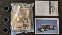 HUBLEY Metal model kit – SJ DUESENBERG; unassembled; #4864; 1/18 scale