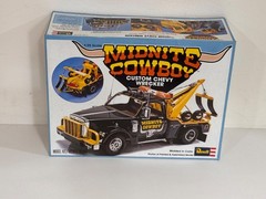 Vintage Revell H-1383 Midnite Cowboy Custom Chevy Wrecker Truck Built 70s in Box