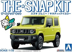 Aoshima 1/32 The Snap Kit Suzuki Jimny Color Coded Model Kit from Japan 1753