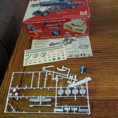 MPC 1967 GTO MODEL BOX-/DECALS/PARTS ONLY-1167-200 ANNUAL