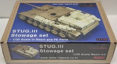 Legend 1/35 Resin PE Detail Parts Set WWII German Tank STUG.III Stowage LF1149