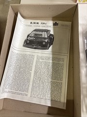 ESCI BMW 320 Carling Black Label 1/24 Model # 3005 Open Box Sealed Parts