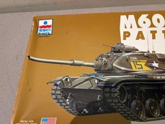 Vintage ESCI Ertl 1/35 M60A1 Patton US Main Battle Tank Model Kit 5002 NIOB