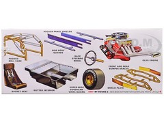 SKILL 2 MODEL KIT 1965 OLDSMOBILE 88 MODIFIED STOCKER 1/25 SCALE BY AMT AMT1474