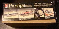 Vintage AMT Ertl Prestige 1965 Lincoln Continental Model Kit #6504 Pieces NIB