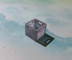 5 Milk Crates For Model Car & G Gauge Train Dioramas & Layouts 1/24 & 1/25