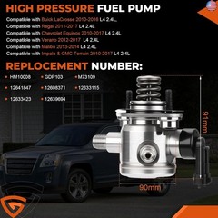 GEARLAST High Pressure Fuel Pump Compatible with Chevrolet Equinox?Impala &