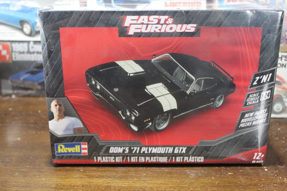 Revell Fast And The Furious Dom’s 71 Plymouth GTX Sealed 1/25
