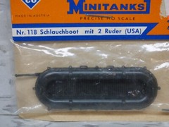 Roco Minitanks (NEW) 1/87 WWII US Rubber Assault Craft W/2 Paddles Lot #437Y