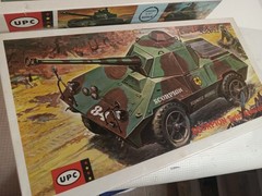 UPC Scorpion Swiss Armored Assault Car and 105 Howitzer sealed lot 2