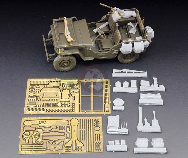 Royal Model 1/35 Willys MB Jeep Detail Set (for Tamiya) [Resin + PE Update] 605