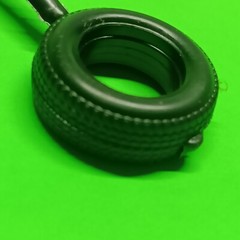 1985 Camaro Z28 1/24 Revell 5 Spoke Rim Wheel Tire Backing Hubs