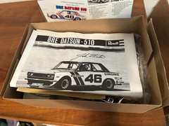Pete Brock’s Bre Datsun 510 Drag Race Car 90’s Model Kit -Revell 1/25 Scale
