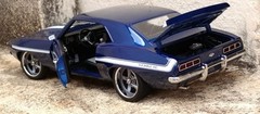 Classic 1969 69 Camaro Chevy Chevrolet Built 1 Vintage Drag Race 24 Car Model 12
