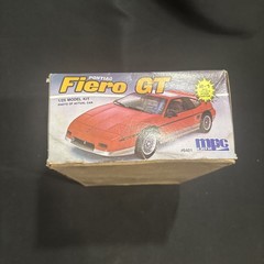 1986 MPC/Ertl 6401 Pontiac Fiero GT Full Set In Box Open Uncounted Unbuilt VTG