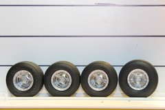 A-23 1/25 scale racing, model car kits, parts dirt track tires and wheels ,