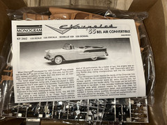 Monogram ’55 Chevy Bel Air convertible model kit(#2462)