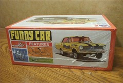 AMT FUNNY CAR CHEVY II DRAG CAR MODEL KIT #1293 1/25 SCALE